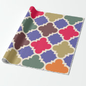 Marokkanisches Mosaikmuster Geschenkpapier (Ungerollt)