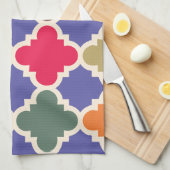 Marokkanisches Mosaikmuster Küchentuch (Viertel Falte)