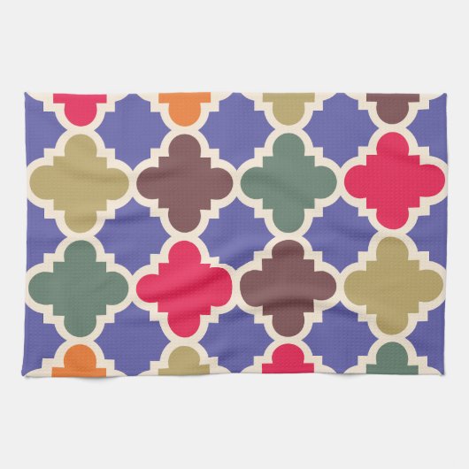Marokkanisches Mosaikmuster Küchentuch (Horizontal)