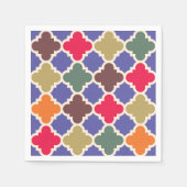 Marokkanisches Mosaikmuster Serviette (Vorderseite)