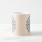 marokkanisches Motiv. Mandala Kaffeetasse (Mittel)