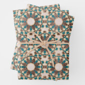 marokkanisches Muster (Bronze) Geschenkpapier Set (Beispiel)