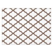 Marokkanisches Muster: Brown Tischdecke (Vorderseite (Horizontal))