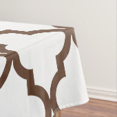 Marokkanisches Muster: Brown Tischdecke (Beispiel)
