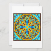 marokkanisches Muster Einladung (Vorderseite)