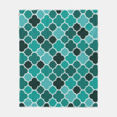 marokkanisches Muster Fleecedecke (Vorderseite)