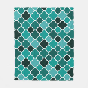 marokkanisches Muster Fleecedecke