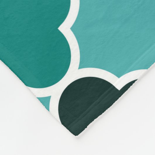 marokkanisches Muster Fleecedecke (Ecke)