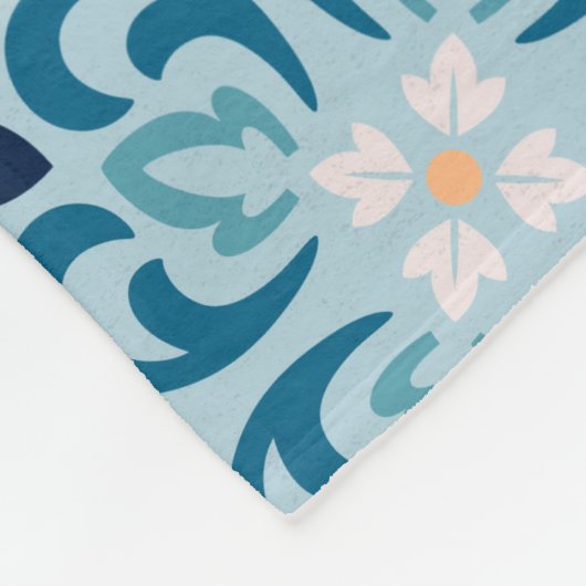 Marokkanisches Muster Fleecedecke (Ecke)