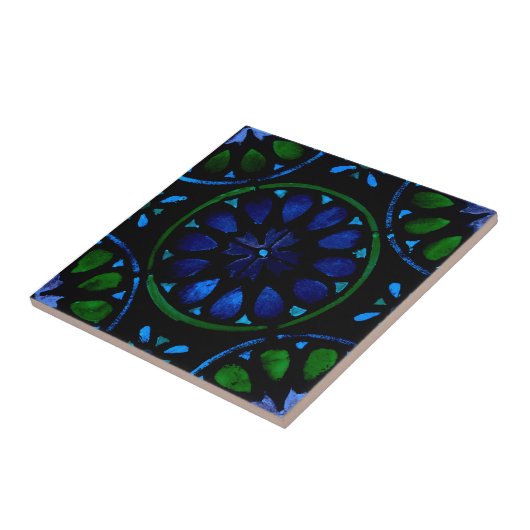 marokkanisches Muster  Fliese (Seite)