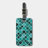 marokkanisches Muster Gepäckanhänger (Vorderseite vertikal)