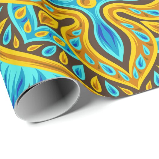 marokkanisches Muster Geschenkpapier (Rolleneckpunkt)