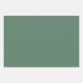 marokkanisches Muster, grün, gelb und braun Geschenkpapier Set (Vorderseite 2)