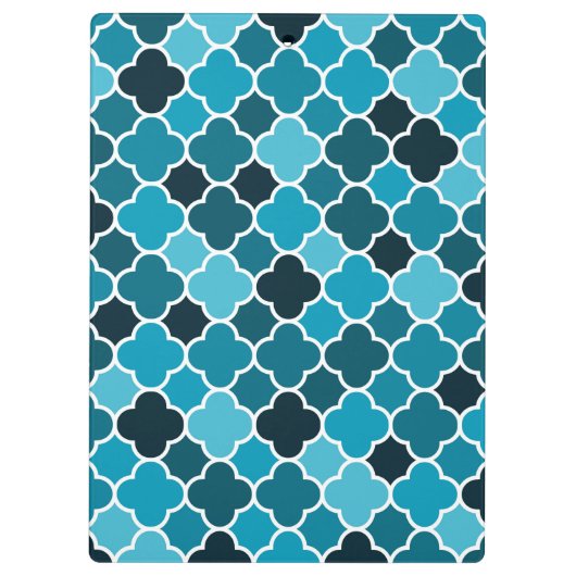 marokkanisches Muster Klemmbrett (Rückseite)