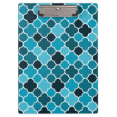 marokkanisches Muster Klemmbrett (Vorderseite)