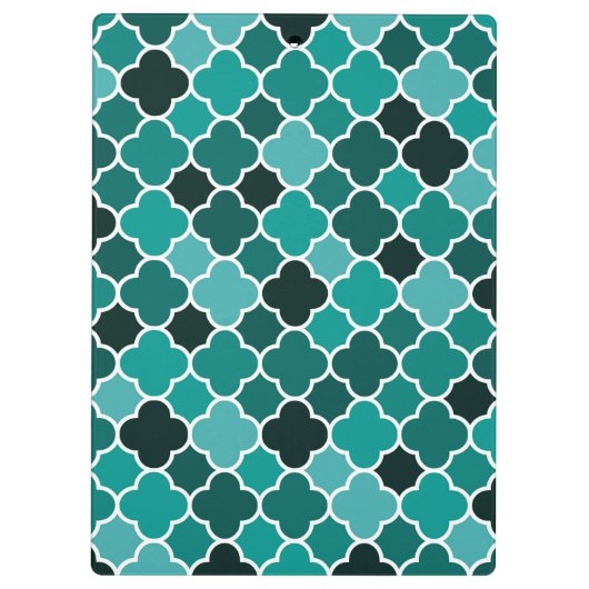 marokkanisches Muster Klemmbrett (Rückseite)