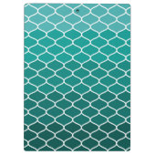 marokkanisches Muster Klemmbrett (Rückseite)