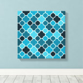 marokkanisches Muster Leinwanddruck (Insitu (Holzboden))