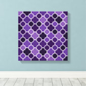 marokkanisches Muster Leinwanddruck (Insitu (Holzboden))