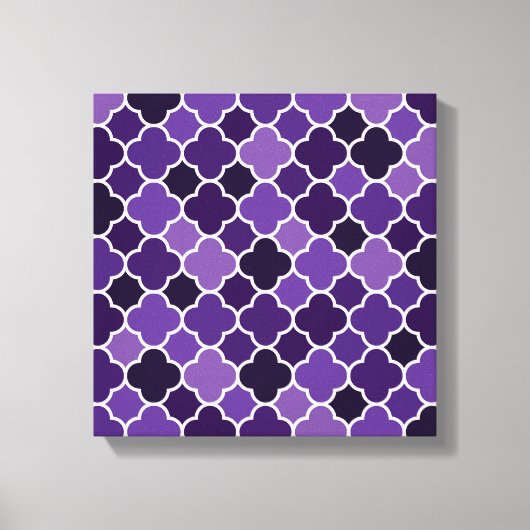 marokkanisches Muster Leinwanddruck (Vorderseite)