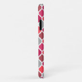 Marokkanisches Muster Monogramm Stilvolles Rosa Gr Case-Mate iPhone Hülle (Hinten/Rechts)