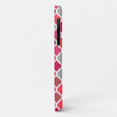 Marokkanisches Muster Monogramm Stilvolles Rosa Gr Case-Mate iPhone Hülle (Hinten/Links)