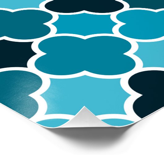 marokkanisches Muster Poster (Ecke)