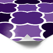 marokkanisches Muster Poster (Ecke)