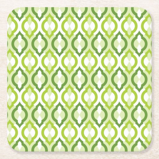 marokkanisches Muster Rechteckiger Pappuntersetzer (Vorderseite)