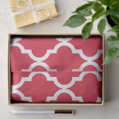 Marokkanisches Muster: Rot Seidenpapier (Geschenk)