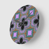 marokkanisches Muster Runde Wanduhr (Winkel)