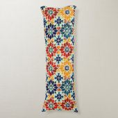 marokkanisches Muster Seitenschläferkissen (Vorderseite Vertikal)