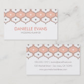 Marokkanisches Muster Visitenkarte (Vorne/Hinten)