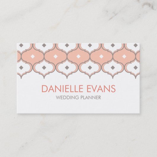 Marokkanisches Muster Visitenkarte (Vorderseite)