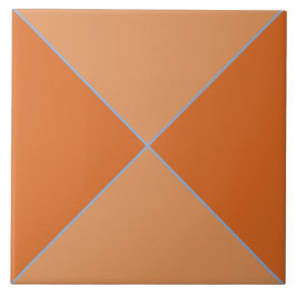 Marokkanisches Orangenblau und Terracotta-Diamantz Fliese
