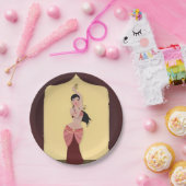 marokkanisches Party zum Abendessen mit arabischen Pappteller (Party)