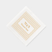 Marokkanisches Quatrefoil Jeglicher Anlass Probe A Servietten Mit Folie (Rechts)