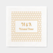 Marokkanisches Quatrefoil Jeglicher Anlass Probe A Servietten Mit Folie (Vorderseite)