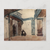 Marokkanisches Sketchbuch Nr. 1 von Eugène Delacro Postkarte (Vorderseite)