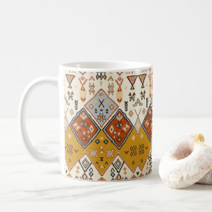 Marokkanisches Stammes-Geometrisches Volkskunstmus Kaffeetasse