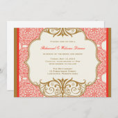 marokkanisches Themenabend Probe Einladung (Vorne/Hinten)