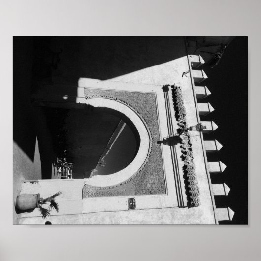 marokkanisches Tor Poster (Vorne)