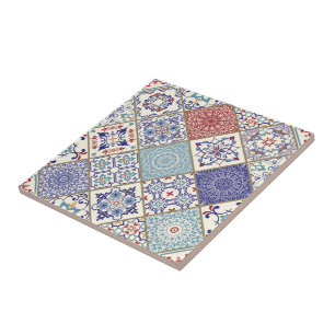 Marokkanisches Vintage-Mosaik Fliese