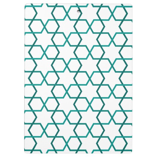 marokkanisches Webmuster Klemmbrett (Rückseite)