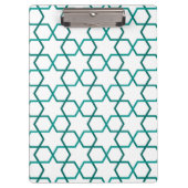 marokkanisches Webmuster Klemmbrett (Vorderseite)