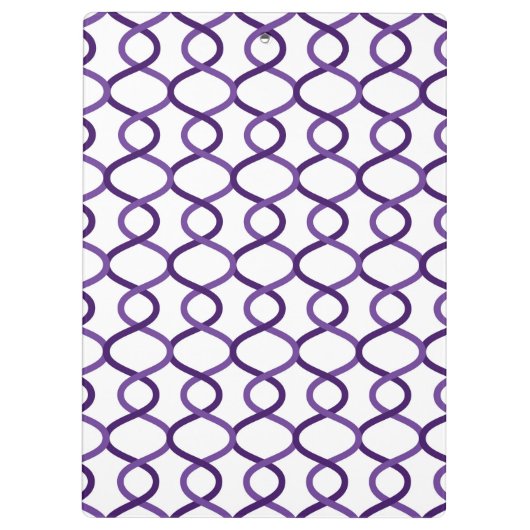 marokkanisches Webmuster Klemmbrett (Rückseite)