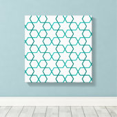 marokkanisches Webmuster Leinwanddruck (Insitu (Holzboden))