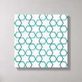 marokkanisches Webmuster Leinwanddruck (Vorderseite)