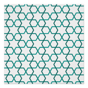 marokkanisches Webmuster Poster