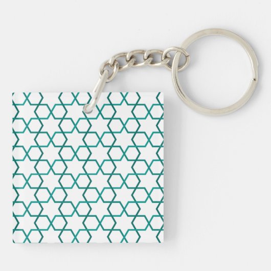 marokkanisches Webmuster Schlüsselanhänger (Rückseite)